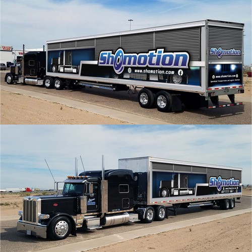 Shomotion Trailer Graphic's Wrap Design by Alex V. Miclaus