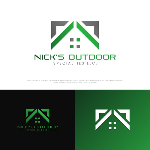 Professional contracting company logo Design by reiffal®