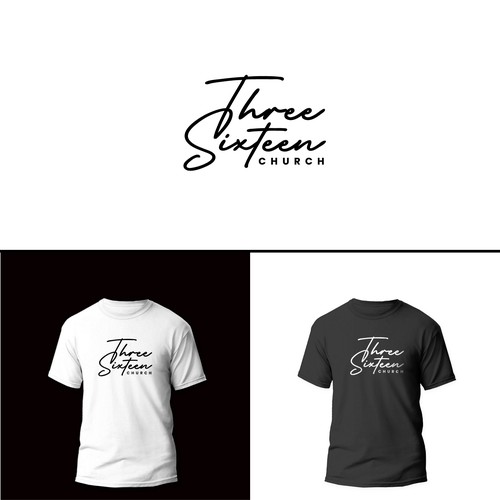 Can you turn the name "Three Sixteen Church" into a cool logo? Réalisé par KenTrix16