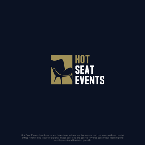 Impactful Logo For 'Hot Seat Events' – Learn from Industry Experts Through Livestreams & Events. Design réalisé par BrandGrowerッ