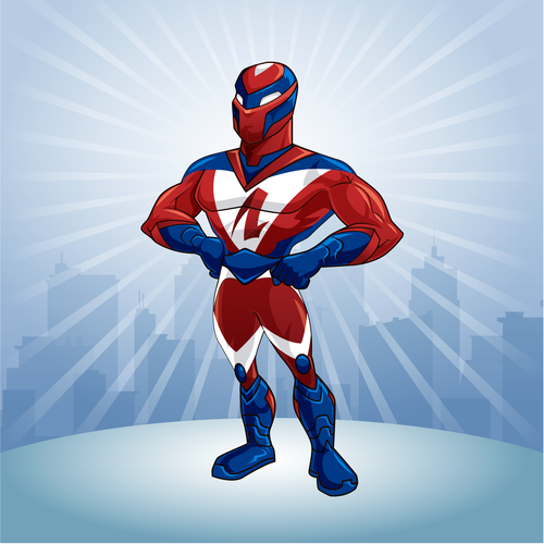 Design an Awesome Superhero Mascot for Insurance Firm Design by fredostyle