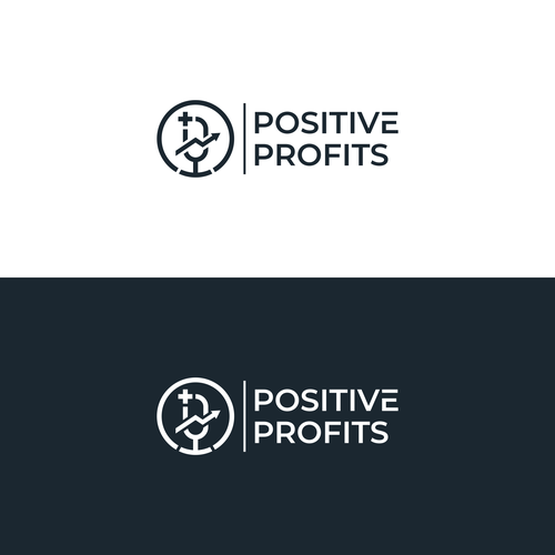 Positive Profits Logo Diseño de mojolegi
