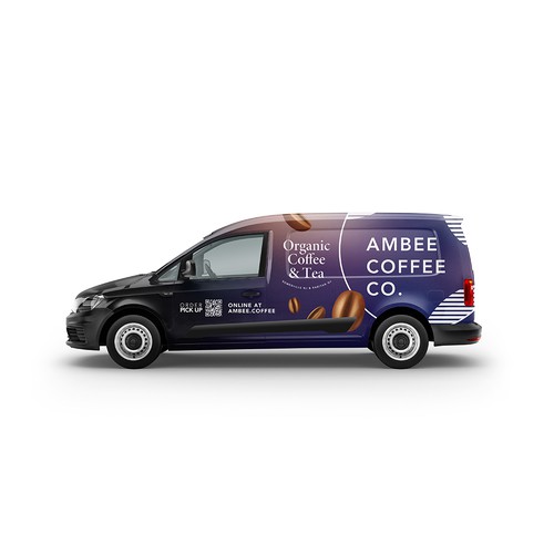 Design an Amazing truck wrap for an Emerging Organic Coffee Company Design by whoswho