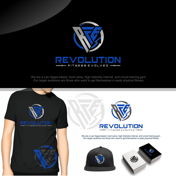 Design by cahEmbuh titled "Revolution Fitness Evolved"