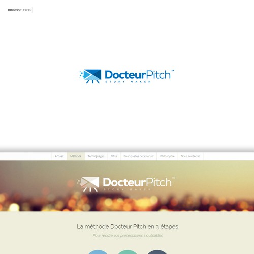 Design a logo for a Communication Coach and Powerpoint Producer -
Docteur Pitch Design by Roggy