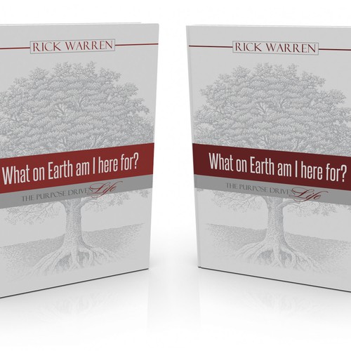 Book cover redesign for "What on Earth Am I Here For? The Purpose Driven Life" by Rick Warren Design by Injoi Design