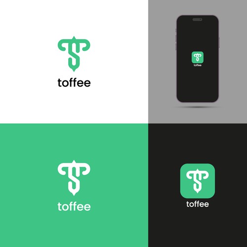 Design di modern fintech logo di abele