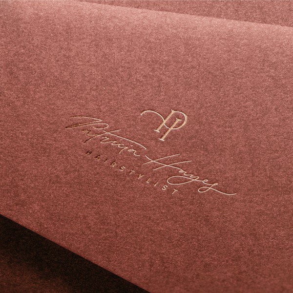 Design by KD Berlin titled "Beautiful handmade Logo for an hairstylist"