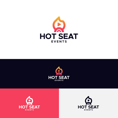 Impactful Logo For 'Hot Seat Events' – Learn from Industry Experts Through Livestreams & Events.-ontwerp door MisterR