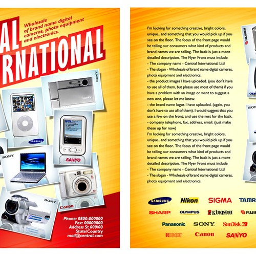 $400 Electronics Flyer Contest Design by sudhaus