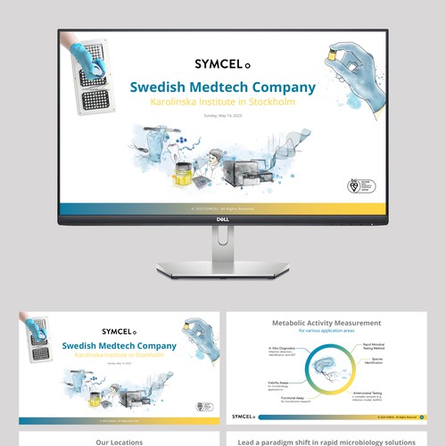 Swedish medical technology company presentation Design by Wisden