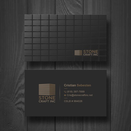 Business Card - Stone Craft Design by PAPRI802030