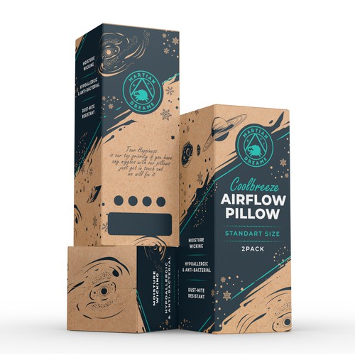 Fun Carton Design for a Super Airflow Pillow Design by Ny.Studio's