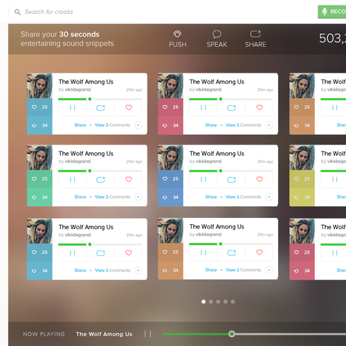 Design the next big Social Media platform for Croak.it! Design von igodzp