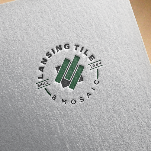 Lansing Tile & Mosaic Logo Update/Refresh for 40th Anniversary Year Design by A29™