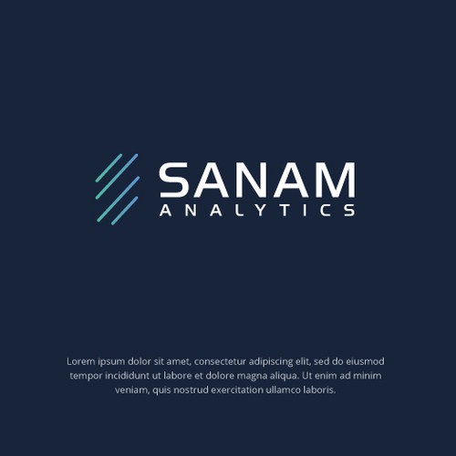 Design a logo for an analytics startup Design by @hSaN