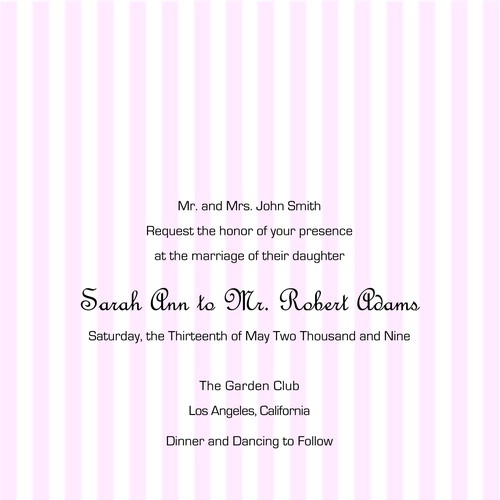 Letterpress Wedding Invitations Design by raq
