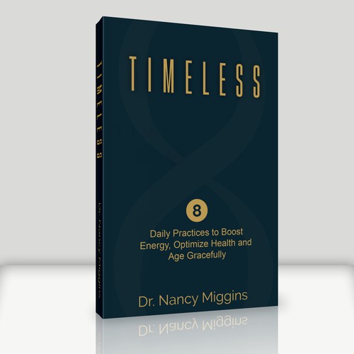 Design a book cover for my new non-fiction book "Timeless" Design by Arrowdesigns