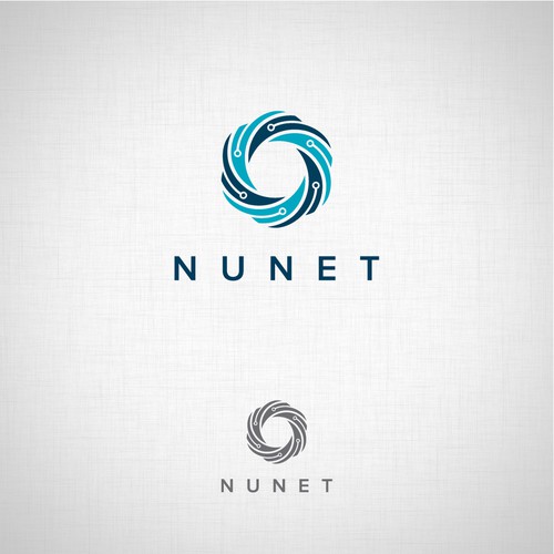 Logo design for NuNet the Primordial Soup for the Emergence of Superintelligence Design by The Last Hero™