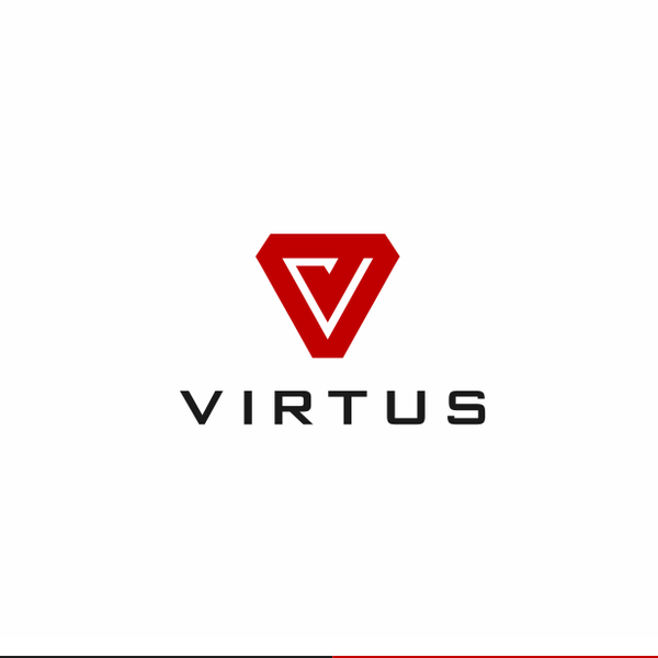 Design realizzato da Tamouda intitolato "VIRTUS LOGO"