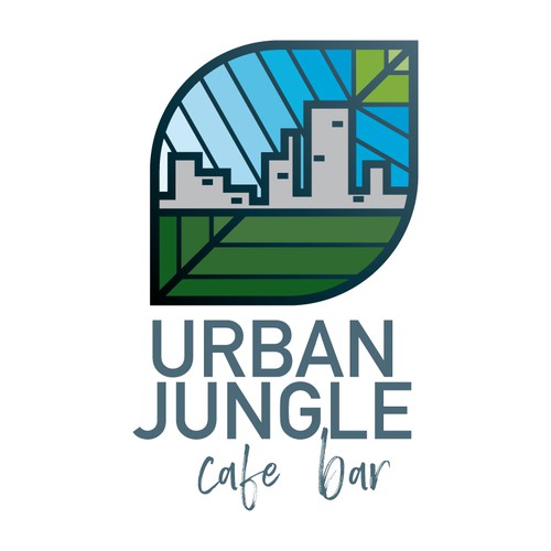 Logo for "Urban Jungle - Bar" - a jungle themed, modern and innovative restaurant Design by emygraph