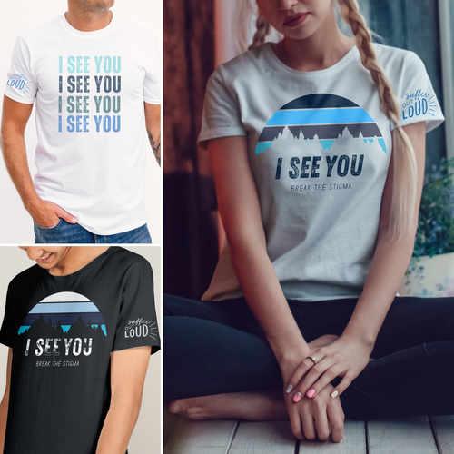 Mental Health Awareness t-shirt Design by Happihive Designs