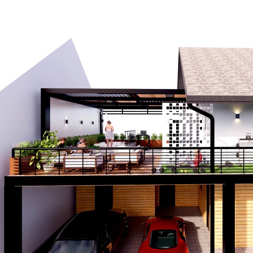 Ideation: Roof Top Terrace Design by Dsateli3r
