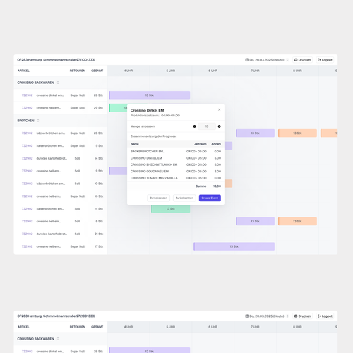 Designs | Improve the UI of our Production Plan to help users organize ...