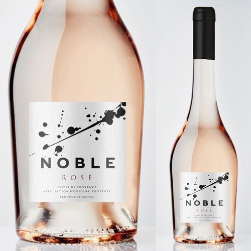 Rose Wine Label Design by LucaToni