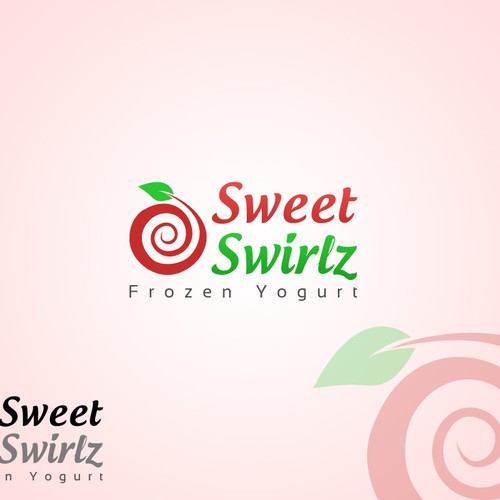 Frozen Yogurt Shop Logo Diseño de YaseenArt