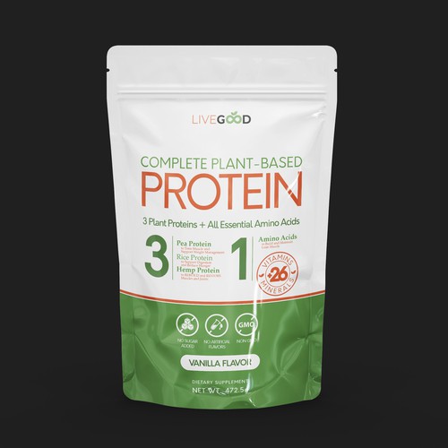 ***GUARANTEED PRIZE*** - LABEL DESIGN for Protein Powder -*****NEW***** Design by JamPasir