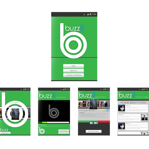 Create the next mobile app design for Buzz It Diseño de +Matt Bautista