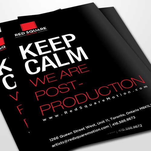 Design di Video Post Production Company flyer di GrApHiCaL SOUL