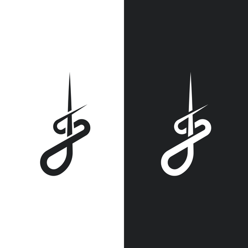 Design JS Monogram Logo di LivRayArt