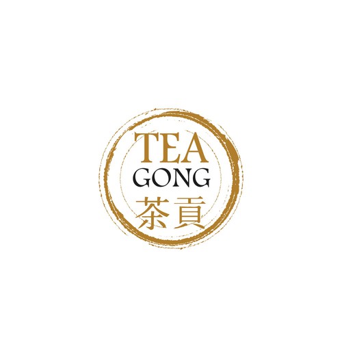 Tea Gong Logo Design by Artisan-Studio