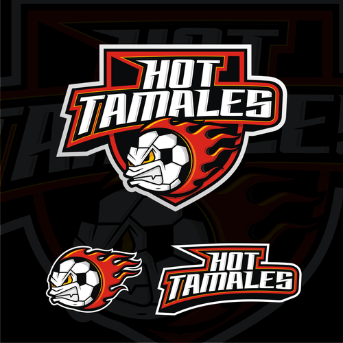 5-6 year olds need a soccer team logo! HOT TAMALES Design by involve