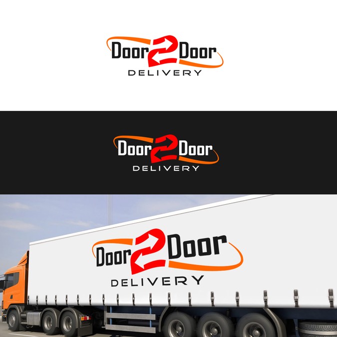 Create a unique logo and website for Door 2 Door Delivery Logo & hosted website contest