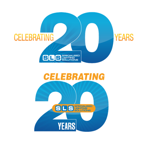 Celebrating 20 years LOGO Ontwerp door mrxempz