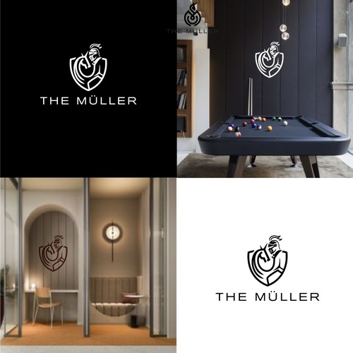 Want a challenge? Use the umlaut  - create a luxury logo for an apt building – The Müller Design by S.H Designs