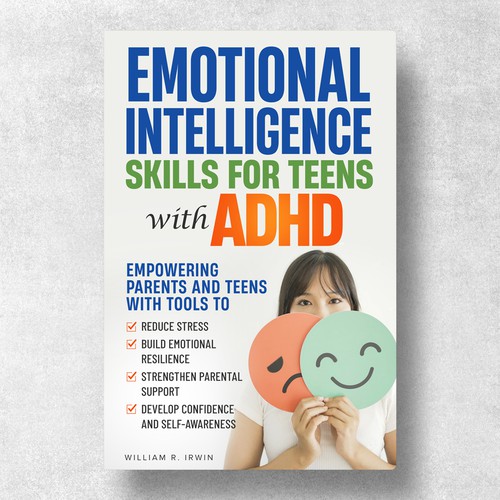 E-Book Cover Design for an Optimistic approach to addressing ADHD Design by Y&B