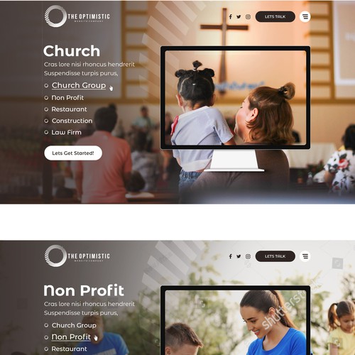 Create a Trendy New Webpage for an Half A Million Dollar-Value Website Agency Design by Irshad 786