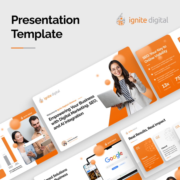Digital Marketing Slide Deck Concept