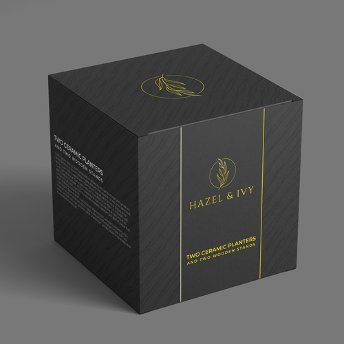 High end mid century modern planter and stand elegant box design Design by Purushotham49