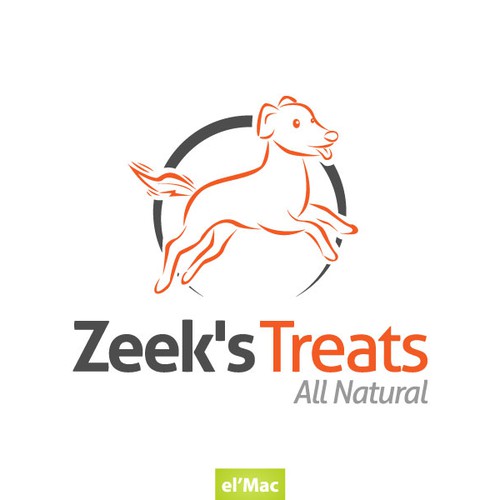 LOVE DOGS? Need CLEAN & MODERN logo for ALL NATURAL DOG TREATS! Diseño de el'Mac