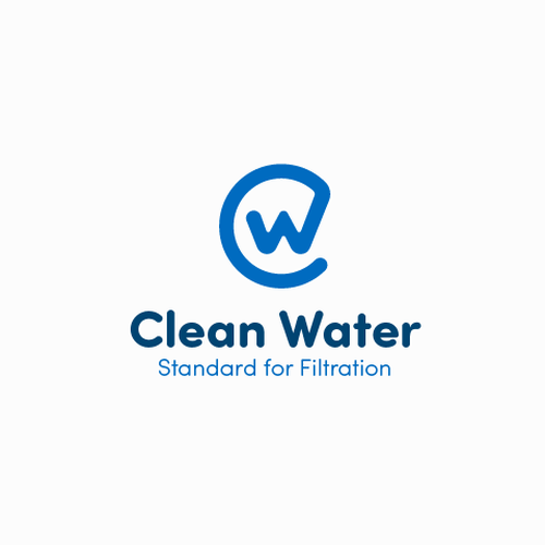 Simple Clean Logo for Water Filtration Company Design by Seif.