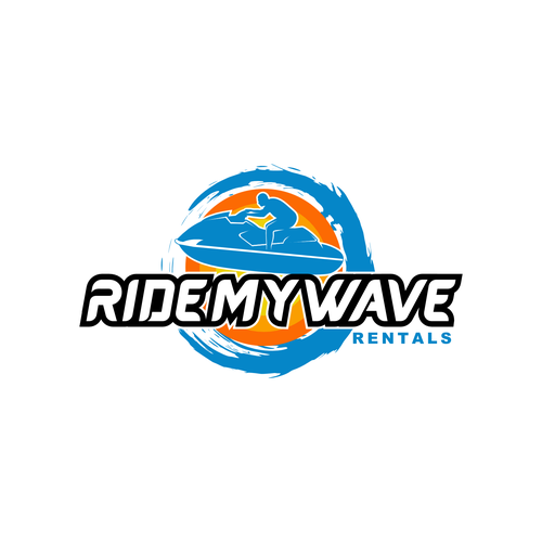 "cool", "edgy", "fun" jet ski company logo. Design by dmtrgor123