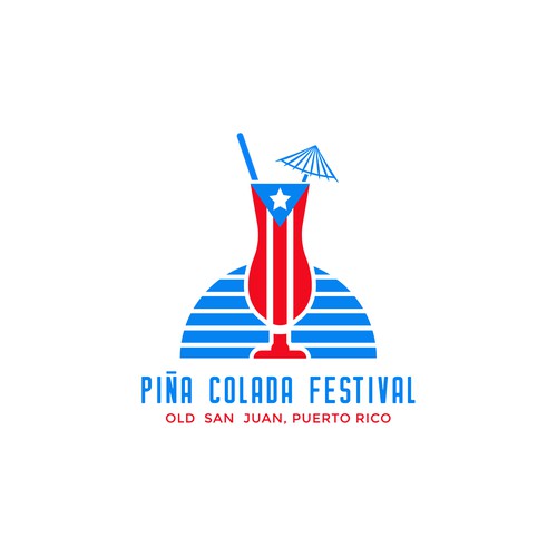 Piña Colada Festival Logo and Branding Package Design by Monsant