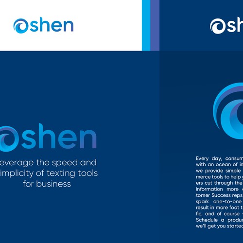 OSHEN LOGO Design by Light and shapes