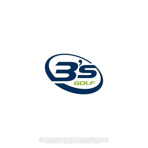 A logo for a fun, beautiful and affordable par-3 golf course. Design by Lyna✎