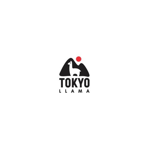 Outdoor brand logo for popular YouTube channel, Tokyo Llama Diseño de Ikan Tuna